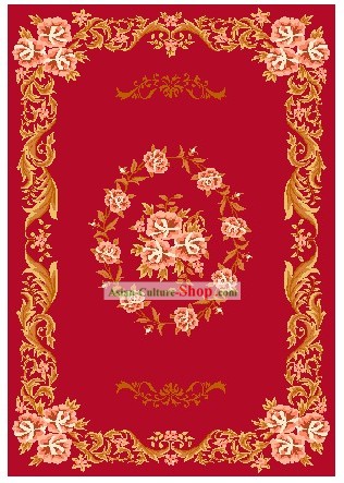 Kunst Dekoration Chinas Tibet Große Hand Made Wollteppich (150 ¡Á240cm)