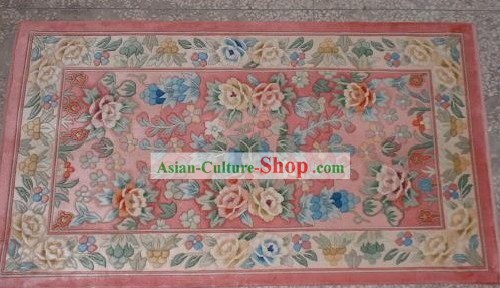 Mão Arte Decoração chinês fez Silk Thick Arras/Tapeçaria/Tapete (87x120cm)