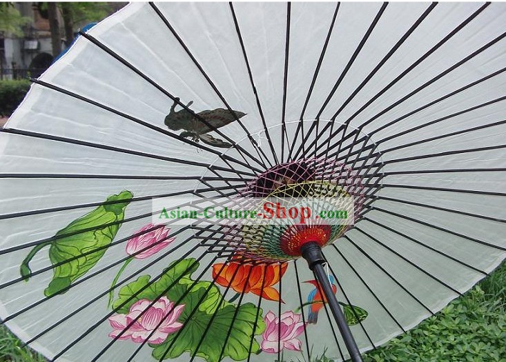 Fatto a mano cinese e dipinte Dimensione Matrimonio adulti seta romantico Umbrellas/Ombrelloni
