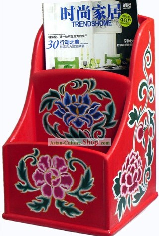 Libro de pintura china de color (periódico) Box/Gabinete