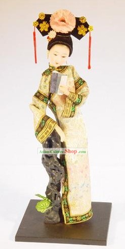 Шелковые ручной работы Пекине Статуэтка Кукла - Лин Daiyu Сон в красном тереме