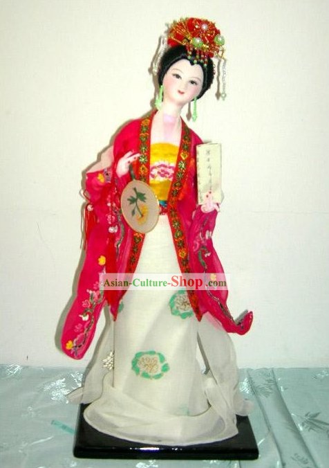 Handmade Pechino figura bambola di seta - Shang Guan Er Wan