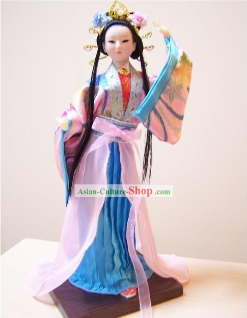 Handmade Pequim boneca Figurine Silk - Diao Chan (One of Ancient Quatro Beauties)