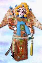 Handmade poupée figurine soie de Pékin - Yue Jia Jiang