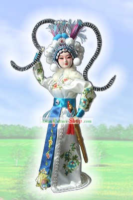 Handmade Peking Silk Figurine Doll - Yang Ba Jie
