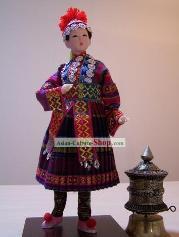Handmade poupée figurine soie de Pékin - Beauté Ha Ni minoritaires