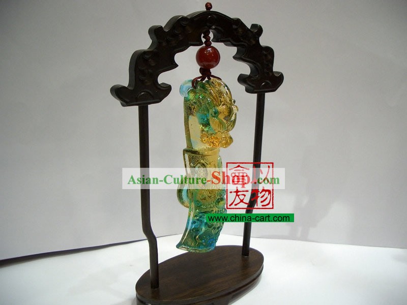 Chinese Classic Ancient Methode farbig glasierten-Lucky Dragon