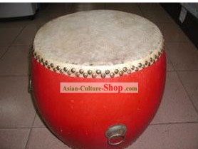Cinese tradizionale tamburo Diametro 33 3 centimetri Rosso