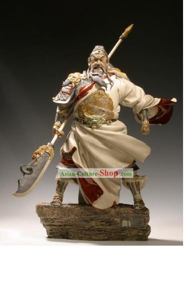 Cinese classico Shiwan Ceramica Statua Arts Collection - più coraggioso