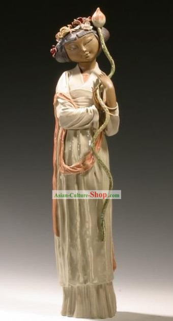 Cinese classico Shiwan Ceramica Collezione Statua Arti - Giovani