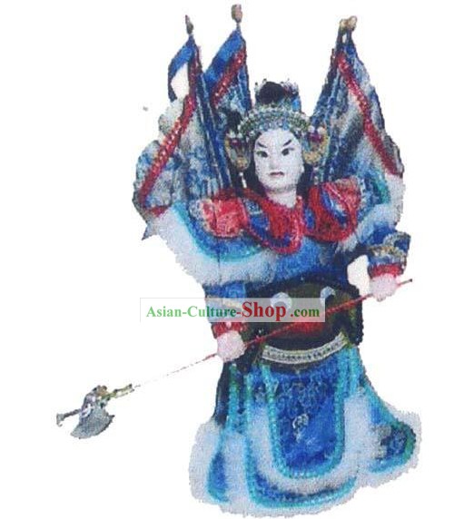 中国の伝統文字列人形 - 馬チャオ