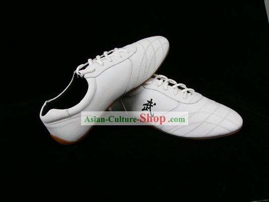 Chinesische Professionelle Weiß Kung Fu (Wu Shu) Schuhe