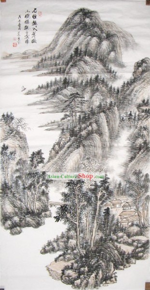 Tradizionale Cinese Pittura - Molto bello da Wu Liangbao