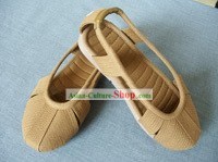 少林寺の伝統的な修道士の靴