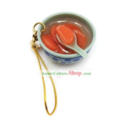 Orange Soup Shape Kep Chain - Christmas and New Year Gift
