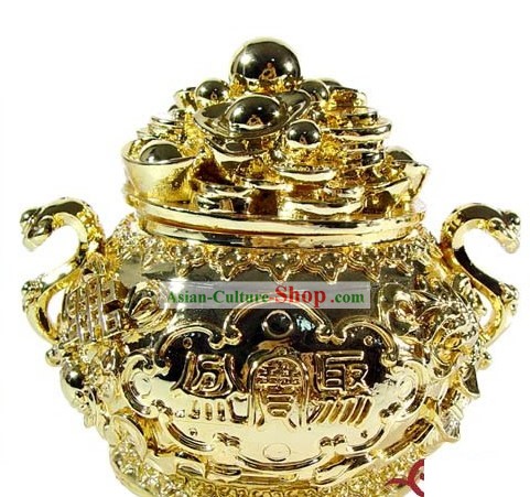 Kai Guang Feng Shui Cornucopia Golding (rassemblement de grands trésors)