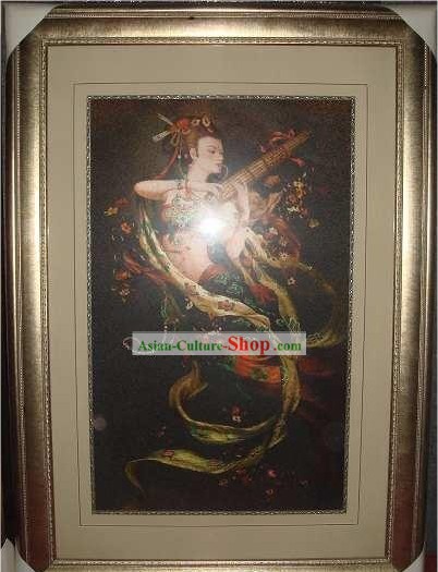 Supreme Chinese All Hand Embroidery Handicraft - Flying Fairy