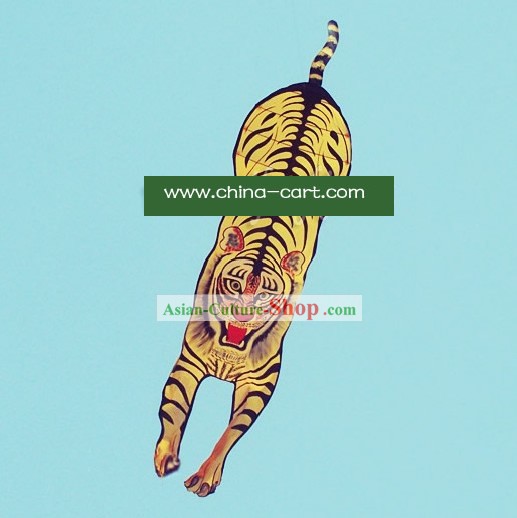 Китайский традиционный рук Вэйфан Окрашенные и Сделано Кайт - 236 дюймов Большой Тигр
