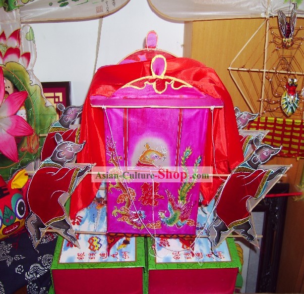 塗装とカイトをメイド中国の伝統濰坊の手 - マウスの結婚式