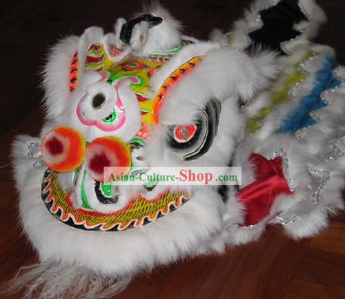 Supremo chino bebé hecha a mano Danza del León Costume Juego completo