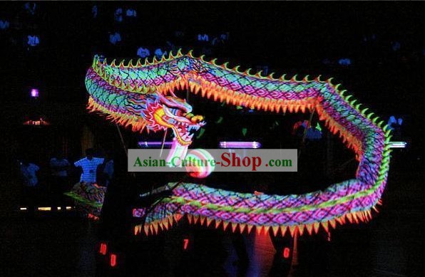 Professionale luminoso danza attrezzature drago intero insieme