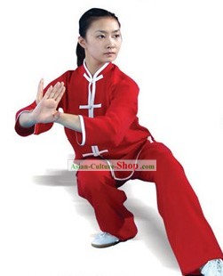 중국어 번체 실크와 여성 커튼 쿵푸 유니폼