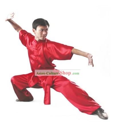 男性用中国の伝統シルクコットンロング拳の長泉制服