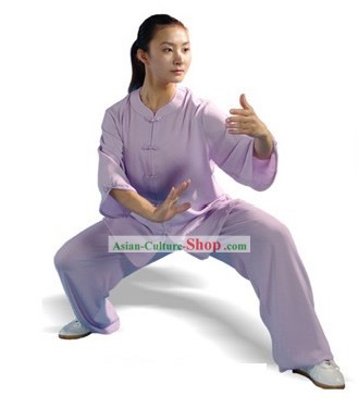 Профессиональные китайских боевых искусств и тай-чи Костюм (фиолетовый)