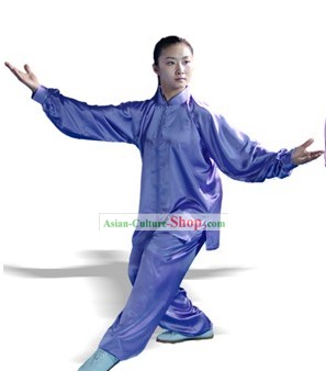Chinese Classic Kampfsport und Tai Chi Anzug (blau)