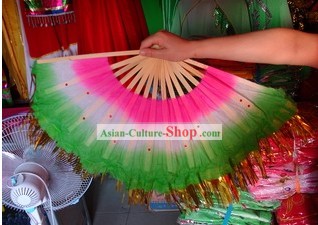 Paillettes chinois traditionnel Fan Deux Set Pieces
