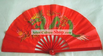 Traditionnelle Chinoise Fan Arts martiaux Rouge