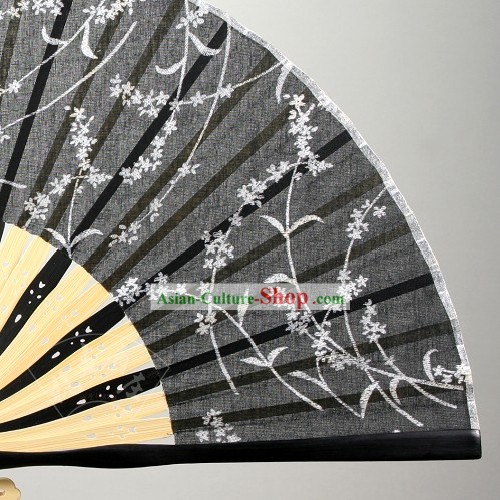 Chinesische Baumwolle und Flachs Folding Fan für Frauen