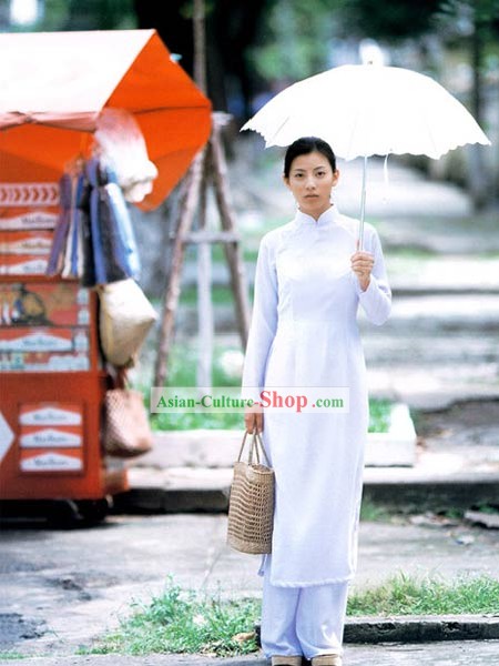 전통 베트남 옷입히기 완료 설정