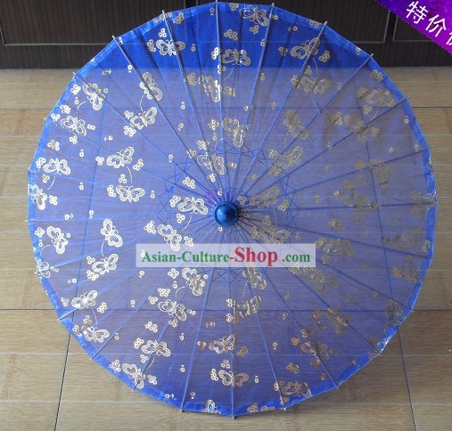 Mão China Feitos Umbrella Silk 4