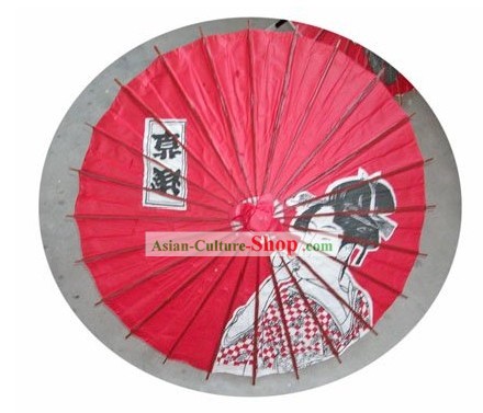 Hand Made giapponese Umbrella Geisha Rosso Danza