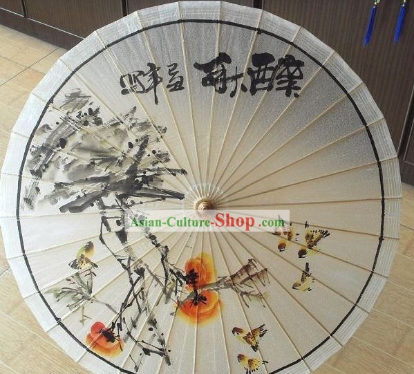Fatto a mano cinese e dipinte Umbrella autunno