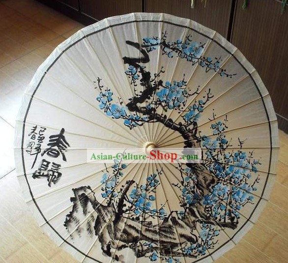 Классический китайский Плам Блоссом картина Umbrella