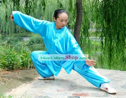 Traditionnelle Chinoise Performance 100% soie Mandarin uniforme pour les femmes