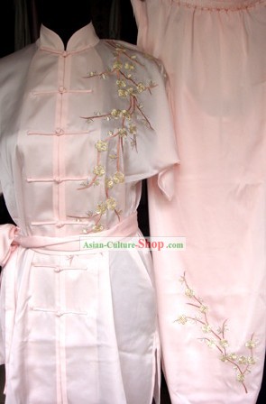 Suprema ricamato Plum Blossom Tai Chi Abbigliamento Set