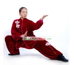 중국어 전문 무술 연습 유니폼 세트