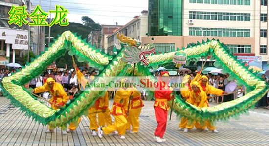 Buon Festival Celebrazione cinese Shinning Drago costume di danza set completo