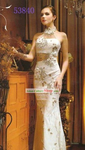 Supreme Flower White Wedding Dress