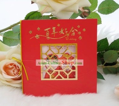 Traditoinal Wedding Cards cinese Set 20 Pezzi