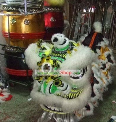 Concurrence et Parade chinoise Southern Costumes de Danse du Lion Complete Set
