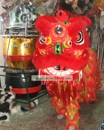 Traditionnelle FUT SAN Costumes de Danse du Lion Complete Set