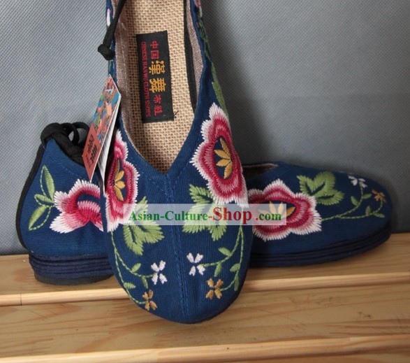 Dinastia Han cinese Folk Shoes