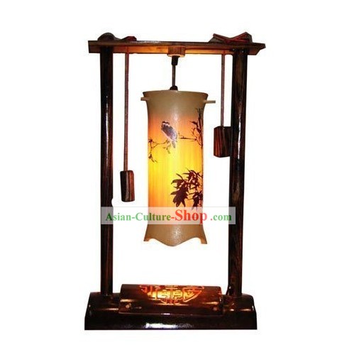Fabriqué à la main chinoise lanternes table en bambou