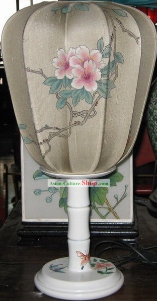 Chinese Antique Style main peinte Lantern/pivoine lampes et lanternes