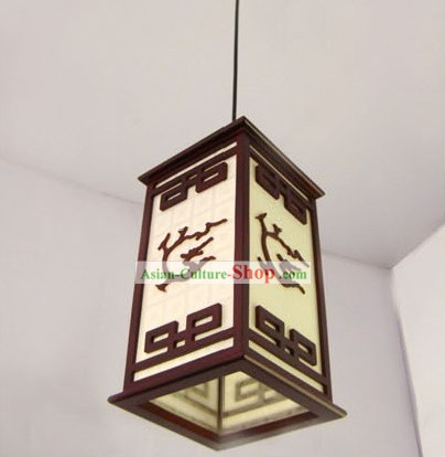 Plafond des lanternes chinoises sculpté dragon