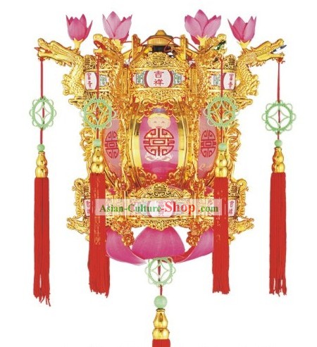 Китайский Новый Год Золотой Лотос Дворца Фонарь